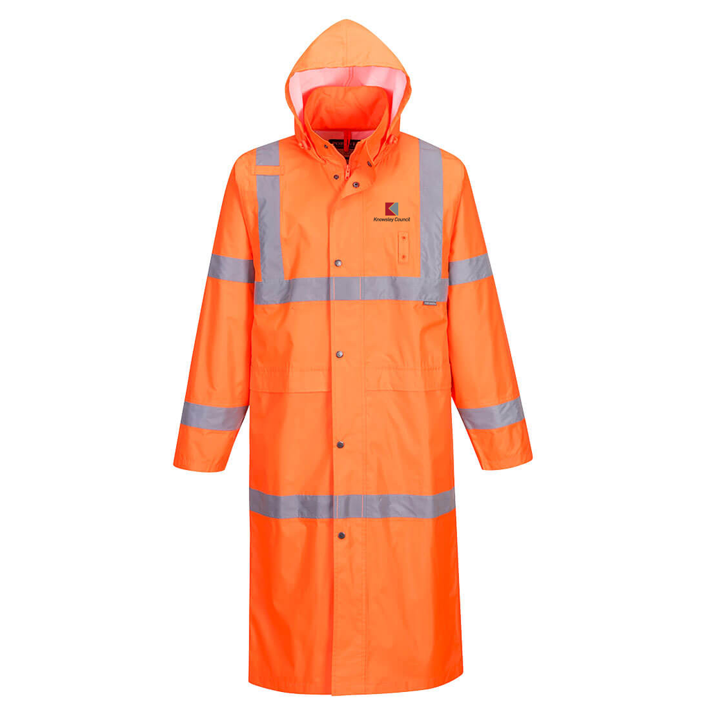 H445 HI-VIS WATERPROOF RAINCOAT