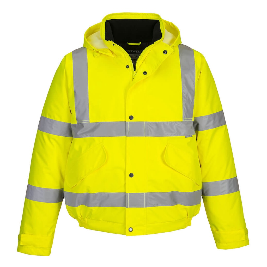 S463 HI VIS WINTER BOMBER JACKET