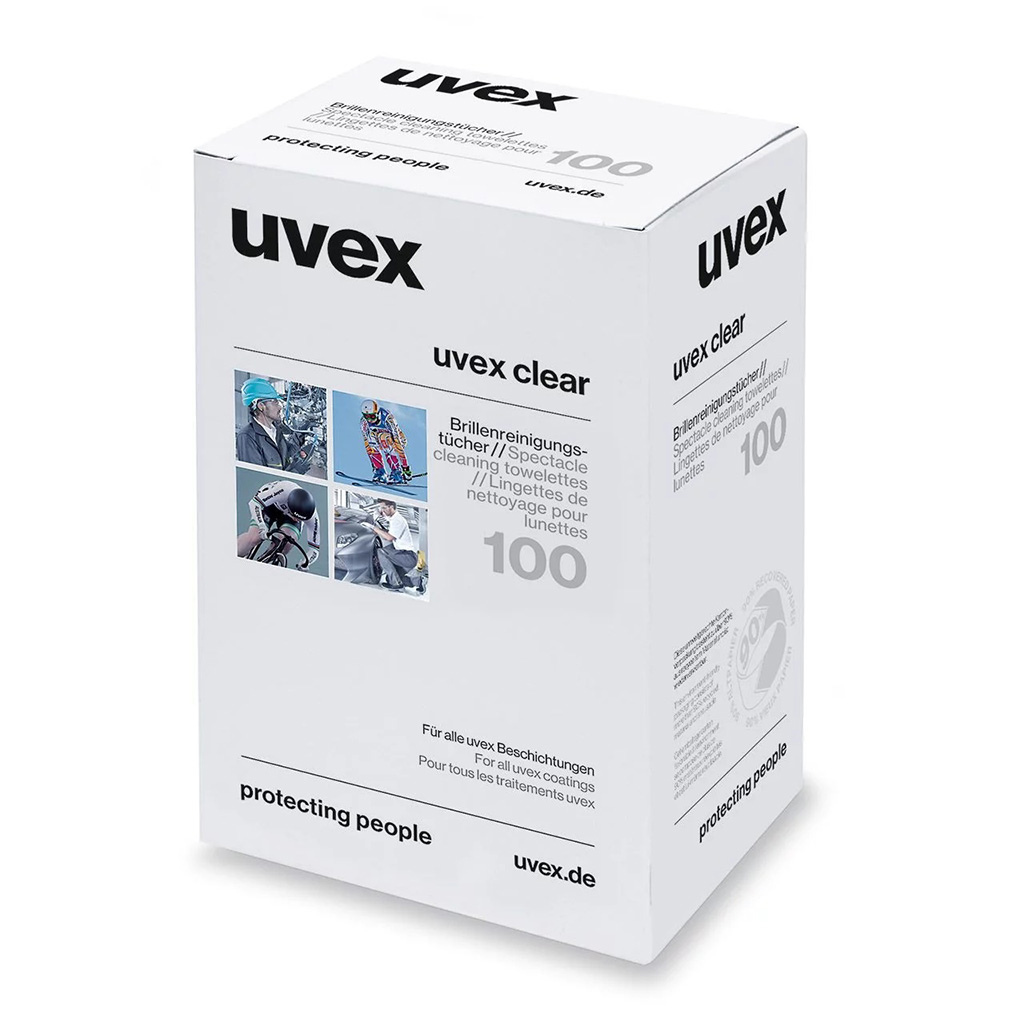 UVEX LENS CLEANING TOWELETTES