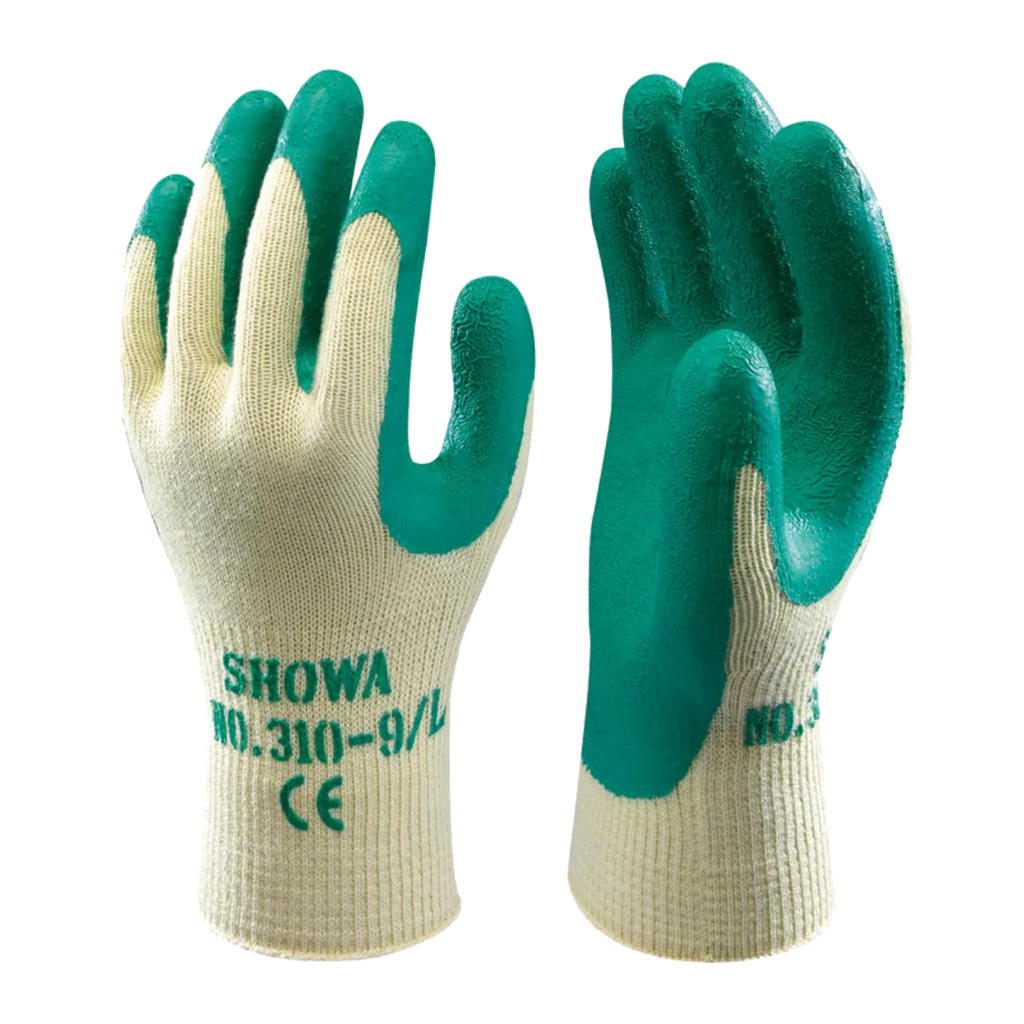 SHOWA 310 NATURAL LATEX COATING GRIP GLOVE