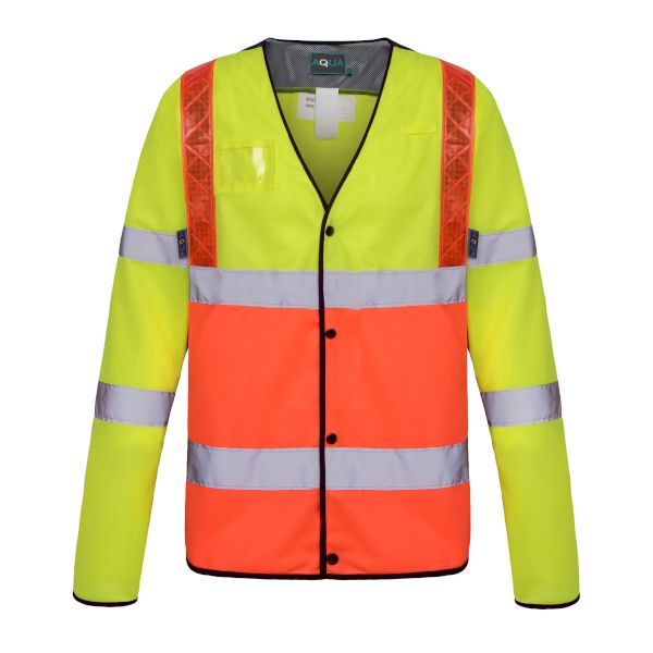 AQUA AMBER VENT L/S MESH JKT TWO TONE