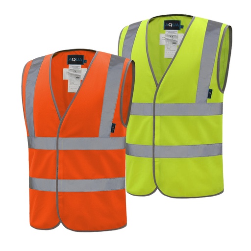 [WC002] AQUA HI VIS  WAISTCOAT